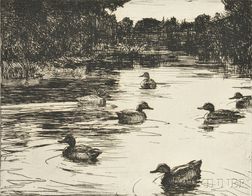 Frank Weston Benson (American, 1862-1951) Sanctuary